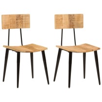 Dining Chairs 6 pcs Solid Reclaimed Wood