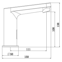 SCH TTE Sensor Basin Mixer VITAL Chrome