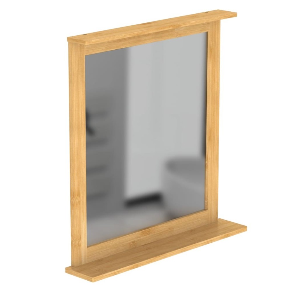 EISL Mirror with Bamboo Frame 67x11x70 cm