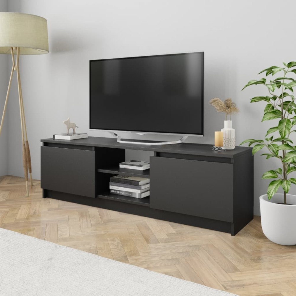 TV-Schrank Grau 120×30×35,5 cm Holzwerkstoff