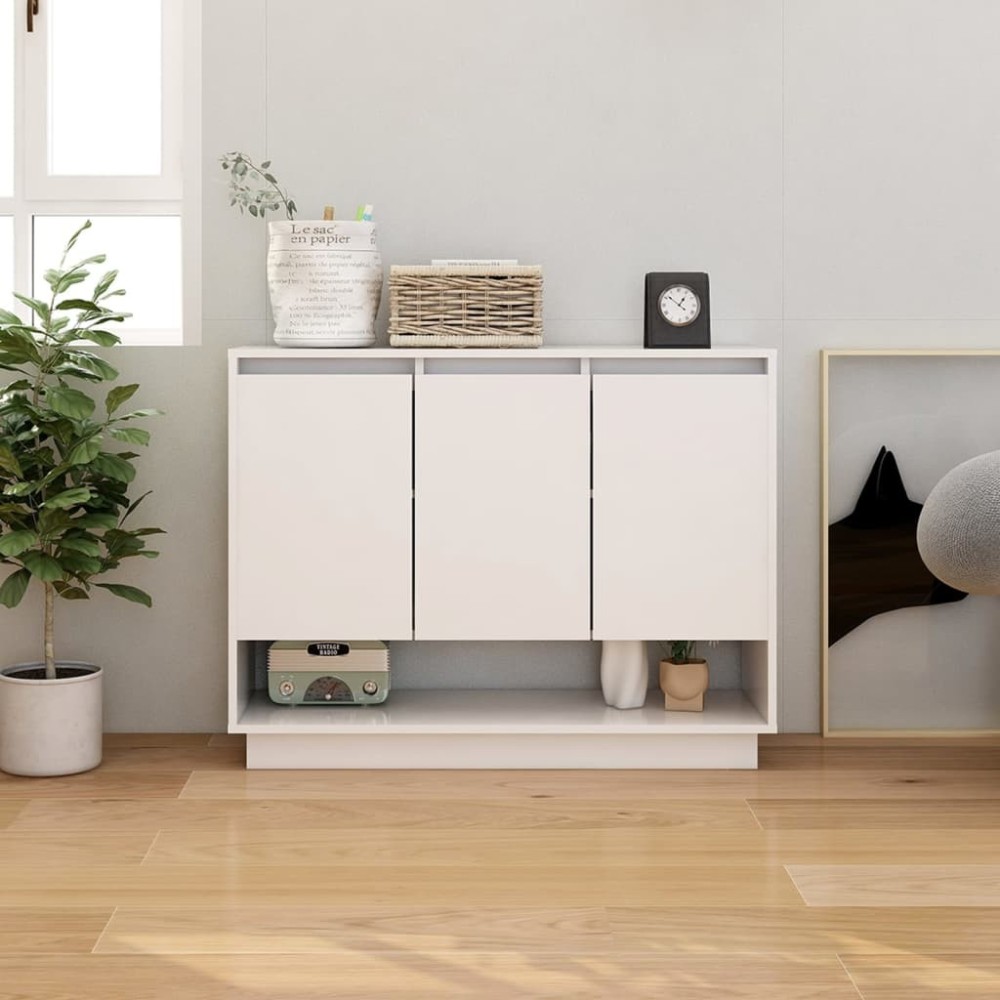 Sideboard Brown Oak 97x31x75 cm Engineered Wood