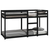 Etagenbett Weiß 75x190 cm Massivholz Kiefer