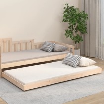 Bed Frame 80x200 cm Solid Wood Pine