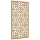 Garden Wall Decoration 105x55 cm Corten Steel Moorish Design