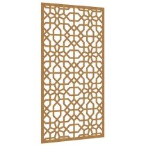 Garden Wall Decoration 105x55 cm Corten Steel Moorish Design