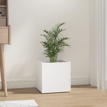 Planter Box Brown Oak 40x40x40 cm Engineered Wood