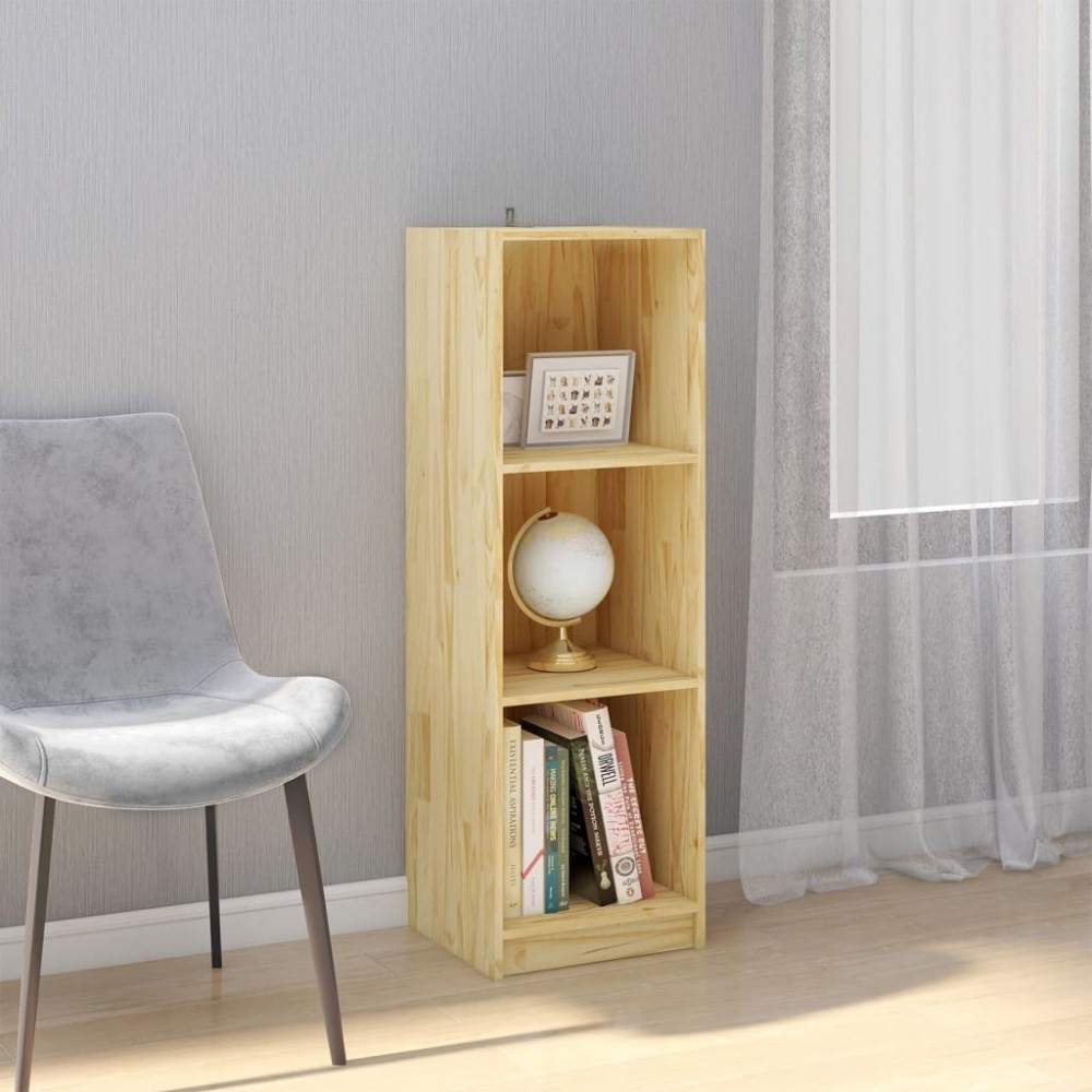 Book Cabinet/Room Divider Black 36x33x110 cm Solid Pinewood