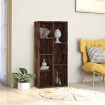 Book Cabinet Concrete Grey 50x25x106 cm Engineered Wood