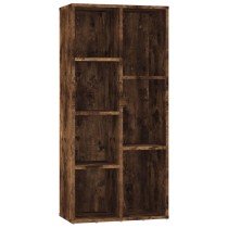 Book Cabinet Concrete Grey 50x25x106 cm Engineered Wood