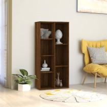 Book Cabinet Concrete Grey 50x25x106 cm Engineered Wood