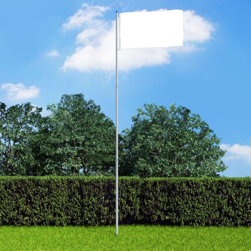 Sectional Flagpole Aluminium 6.2 m