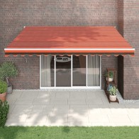 Retractable Awning Orange...