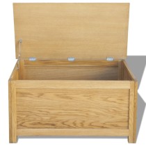 Storage Box 90x45x45 cm Solid Oak Wood