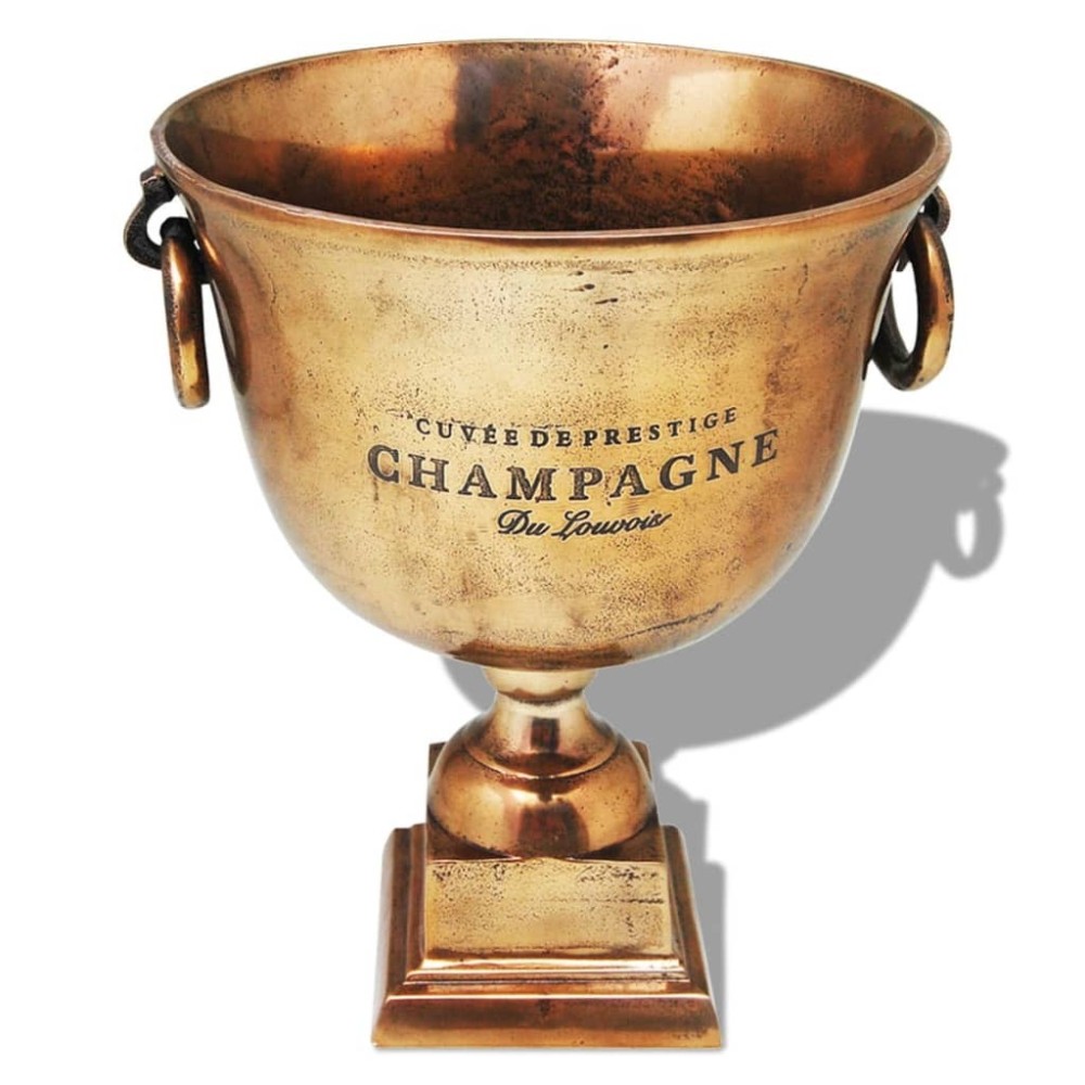 Trophy Cup Champagne Cooler Copper Brown