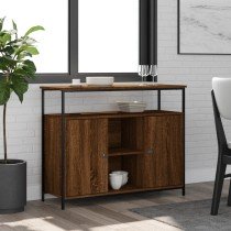Sideboard Sonoma-Eiche 100x35x80 cm Holzwerkstoff