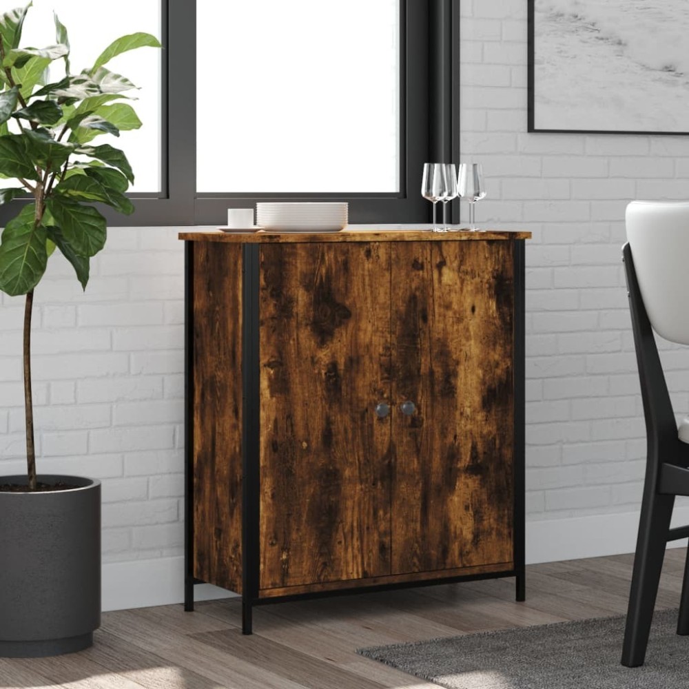 Sideboard Grau Sonoma 70x30x80 cm Holzwerkstoff