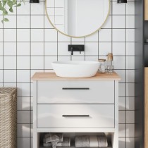 Bathroom Countertop 60x40x4 cm Solid Wood Beech