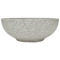 Countertop Basin White and Blue Round Î¦41x14 cm Ceramic