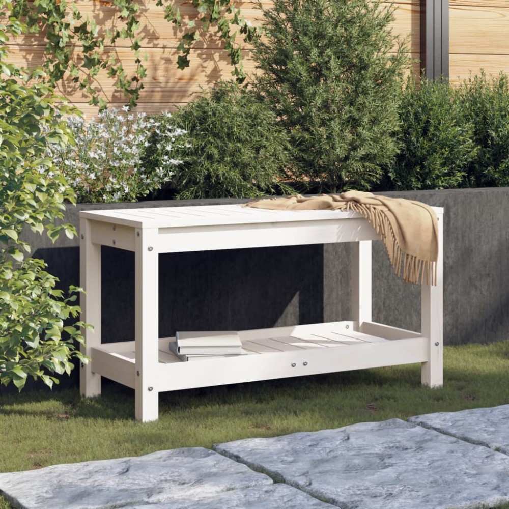 Gartenbank 108x35x45 cm Massivholz Douglasie