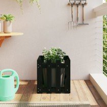 Garden Raised Bed with Fence Design 200x50x70 cm Impregnated Wood Pine