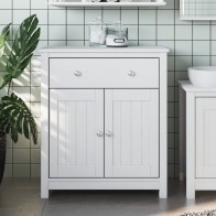 Bathroom Cabinet BERG Black...