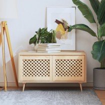 Cabinet Doors Lattice Design 2 pcs 59.5x61.5 cm Solid Wood Pine