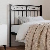 Metal Headboard White 193 cm