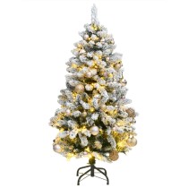 Artificial Hinged Christmas Tree 300 LEDs & Ball Set 240 cm