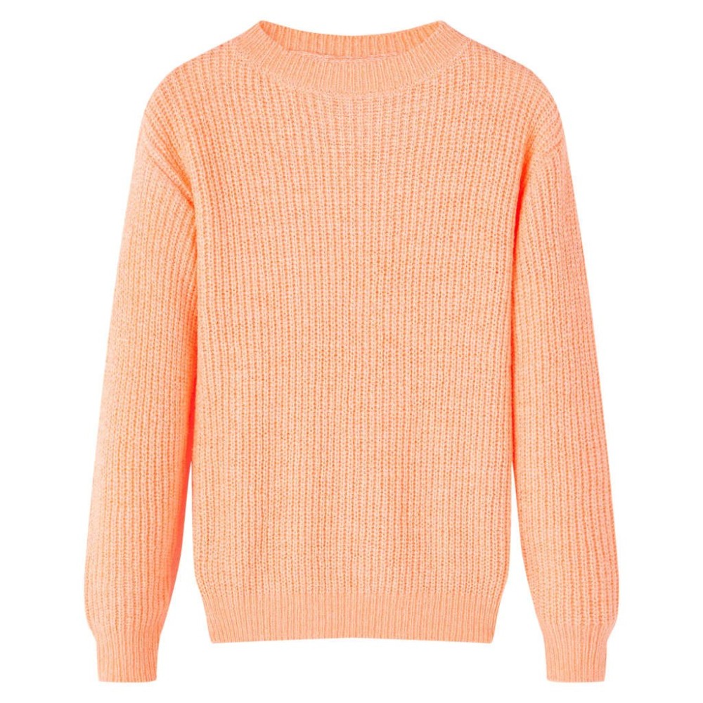 Kids' Sweater Knitted Neon Yellow 104
