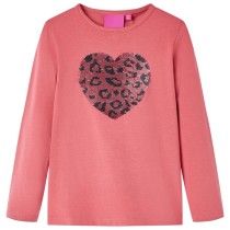 Kids' T-shirt with Long Sleeves Ecru 128