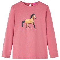 Kids' T-shirt with Long Sleeves Navy Blue 140