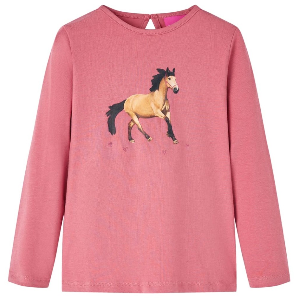Kids' T-shirt with Long Sleeves Navy Blue 140