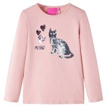 Kinder-Langarmshirt Ecru 92