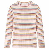 Kids' T-shirt with Long Sleeves Mock Turtleneck Ochre 140