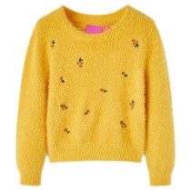 Kids' Sweater Knitted Burnt Orange 104