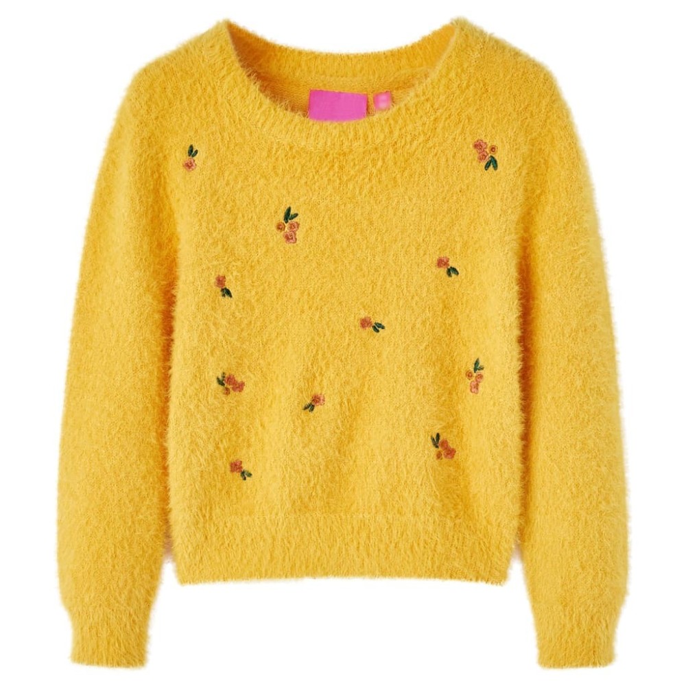 Kids' Sweater Knitted Burnt Orange 104