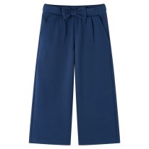 Kids' Pants with Wide Legs Navy 140