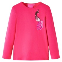 Kids' T-shirt with Long Sleeves Navy Blue 140