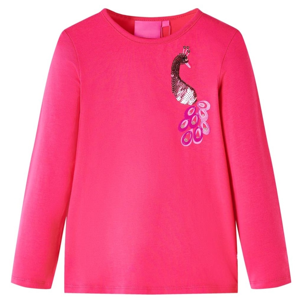 Kids' T-shirt with Long Sleeves Navy Blue 140