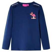 Kids' T-shirt with Long Sleeves Raspberry 128