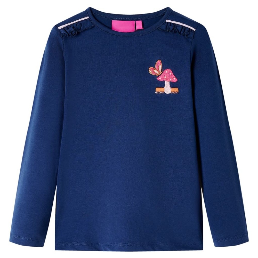 Kids' T-shirt with Long Sleeves Raspberry 128