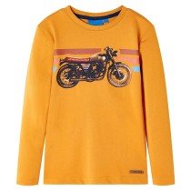 Kids' T-shirt with Long Sleeves Green 128