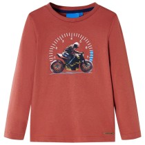Kids' T-shirt with Long Sleeves Khaki 140
