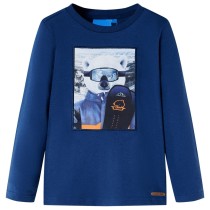 Kids' T-shirt with Long Sleeves Light Rust 92