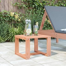 Garden Side Table Black 40x38x28.5 cm Solid Wood Pine