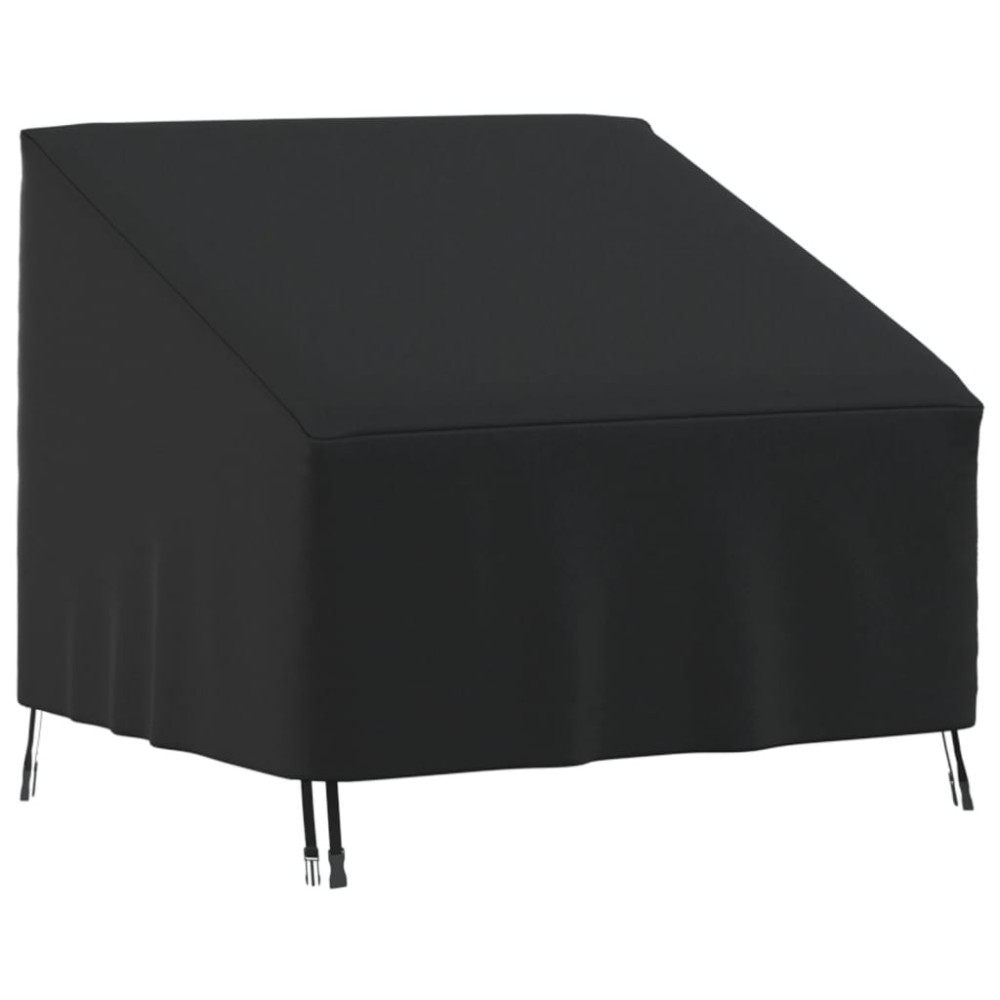 Abdeckung für Gartensessel Schwarz 90x90x50/75 cm 420D Oxford