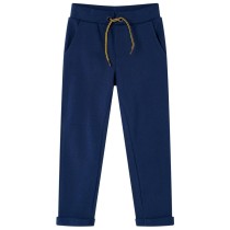 Kids' Pants with Drawstring Navy 140