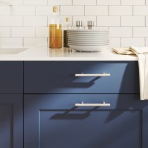 Möbelgriffe 5 Stk. Silbern 480 mm Edelstahl