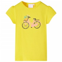 Kinder-T-Shirt Neonkoralle 92