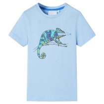 Kids' T-shirt with Short Sleeves Light Khaki 116